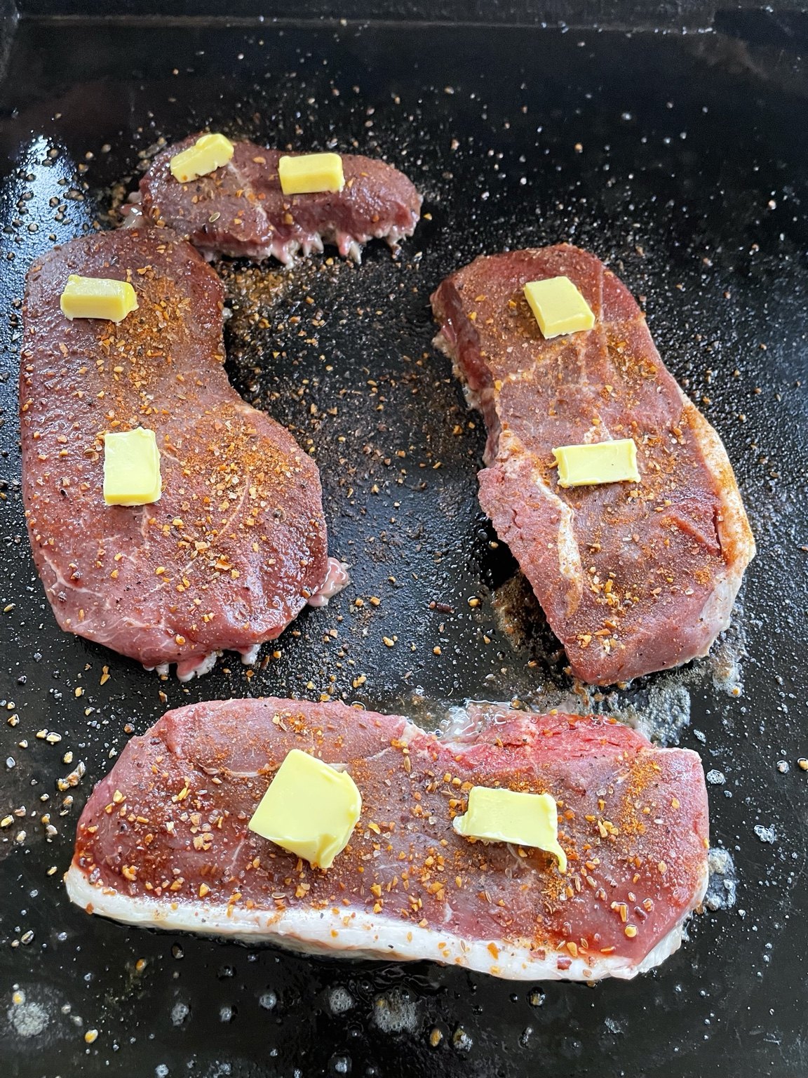 Packaged beef cuts